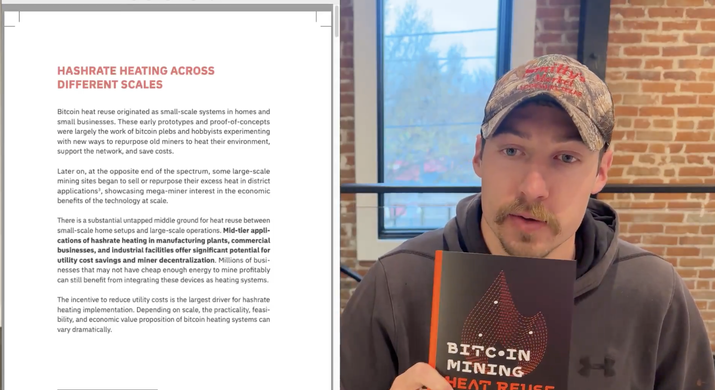 Book Breakdown - Bitcoin Mining Heat Reuse: Chapter 2 - Hashrate Heating Across Different Scales